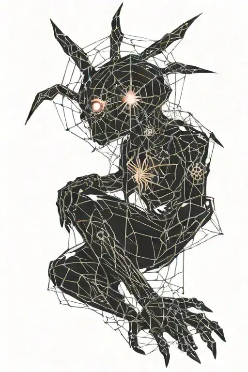 Spider And Demo Human Character