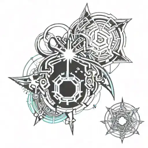 Pretty Bow And Stars