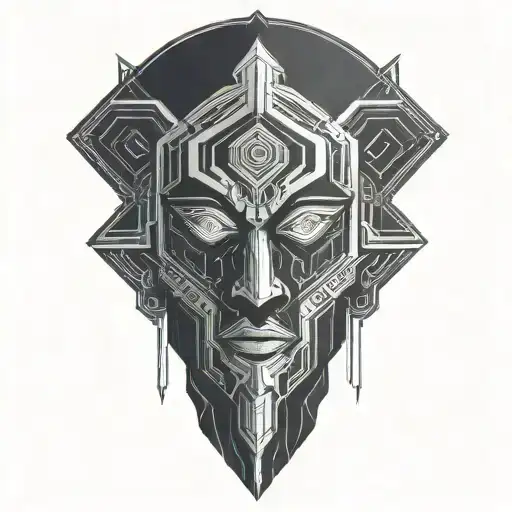 Mystic Mask Design Inspired With Cosmic Spirit