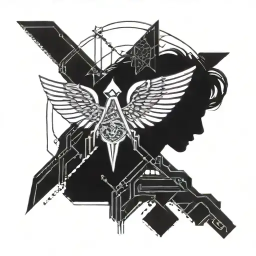 Guardian Angel Cyberpunk Style