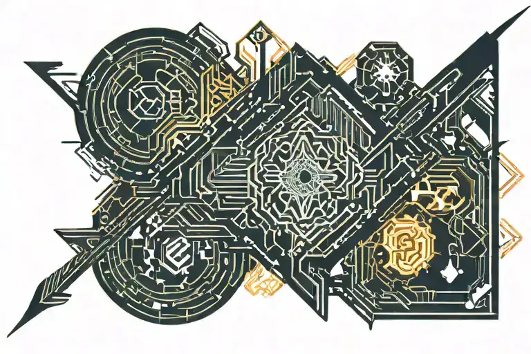 Name In An Arrow Design