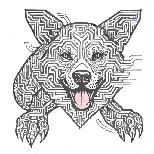 Dog Music Waves Bass