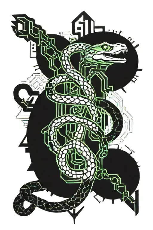 Fossil Of The World Snake Jormungand