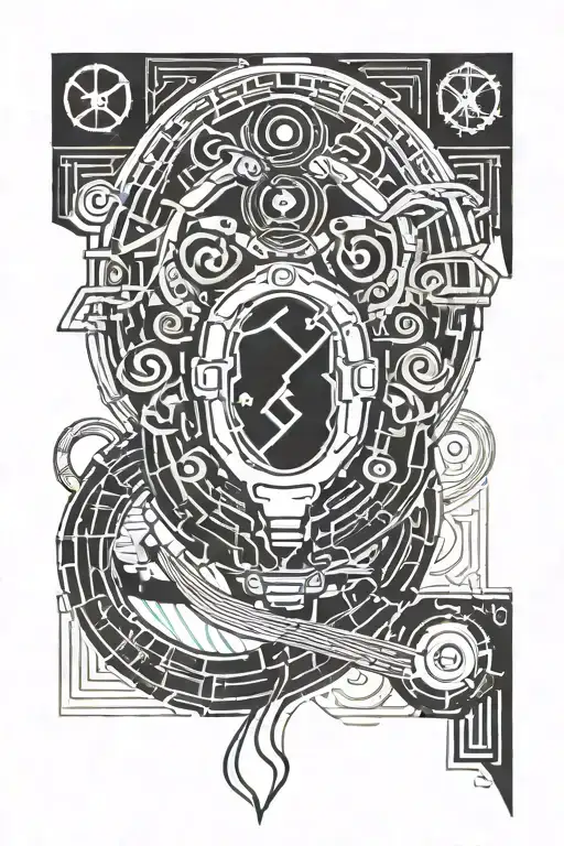 Yamaha Logo Merged With Medusa Head