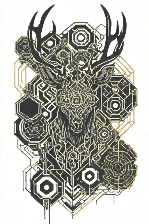 Deer With Horns