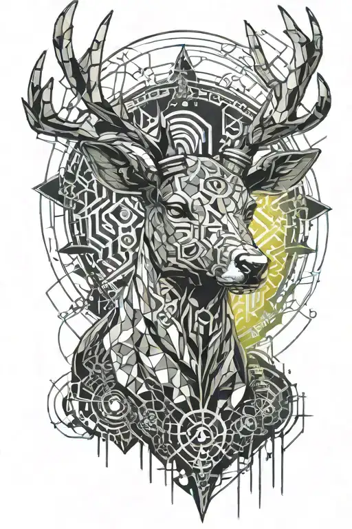 Deer With Horns