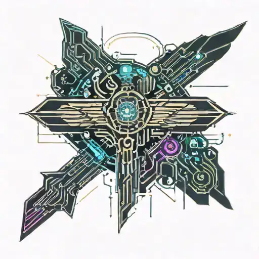 Plane And Angel Wings