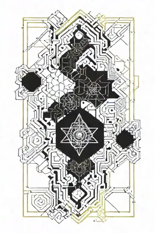 Black And White Geo Patern