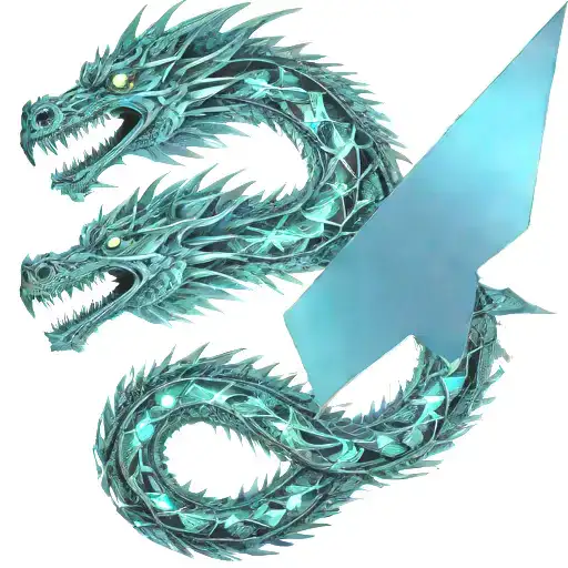 Bipolar Affectivity Dragon Two Heads Looking Each Other