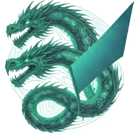 Bipolar Affectivity Dragon Two Heads Remove Wing