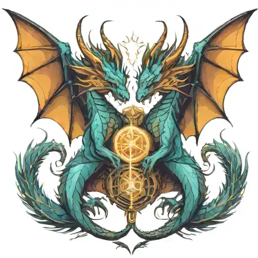 Two-headed Dragon Siamese Brother