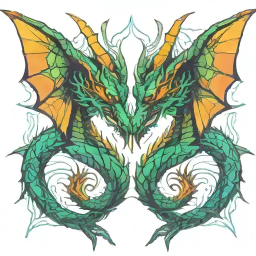 Two-headed Dragon Siamese Brother