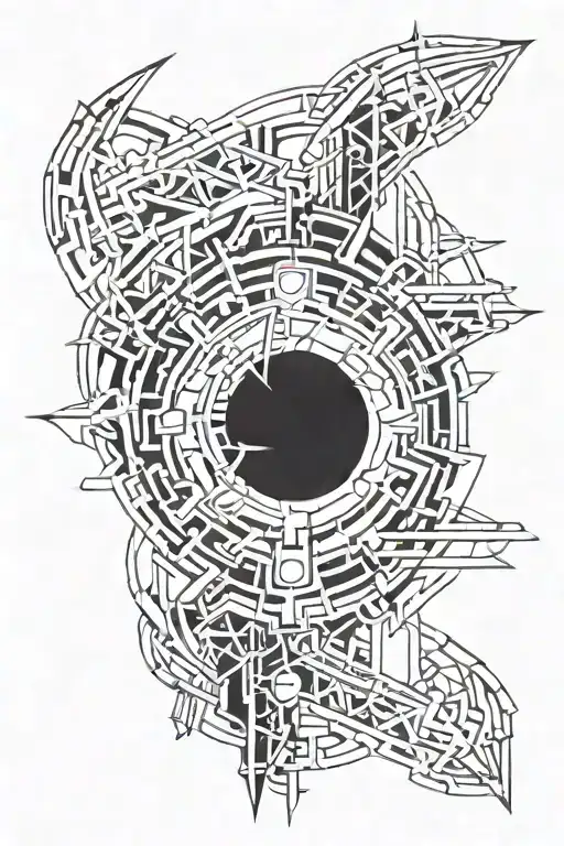 Broken Sword Wrapped In Thorns