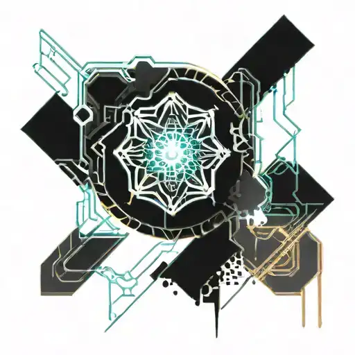 Cyberpunk Sigilism Mandalas