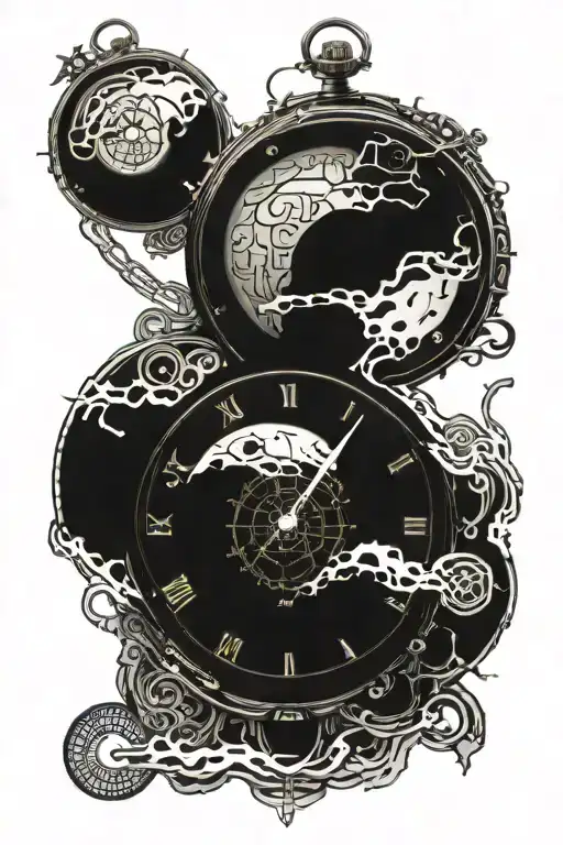 Moon Transition Pocket Watch Melt