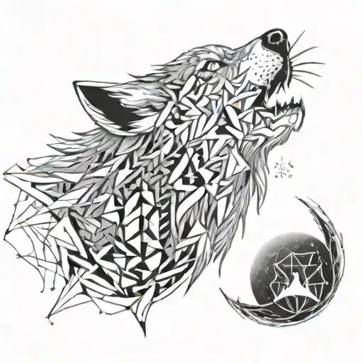 Wolf Howling At The Moon