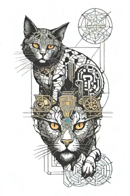 Cat Sitting On Top Of A Kid's Head