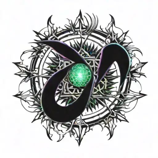 Infinity Thistle Dad Memorial