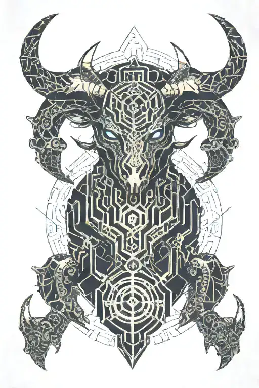 Taurus With Dragon
