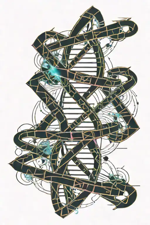 A Minimalist Design Of A Dna Double Helix