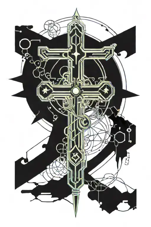 Rosary Gothic Ankh Cross