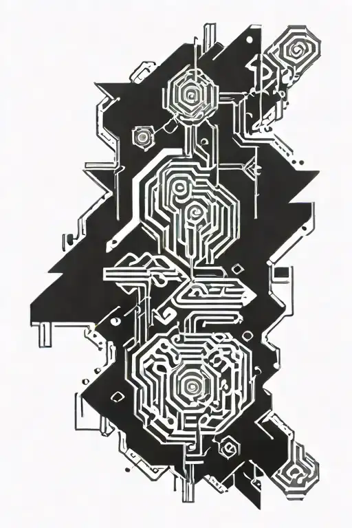 Eletric Circuits Cyberpunk Style