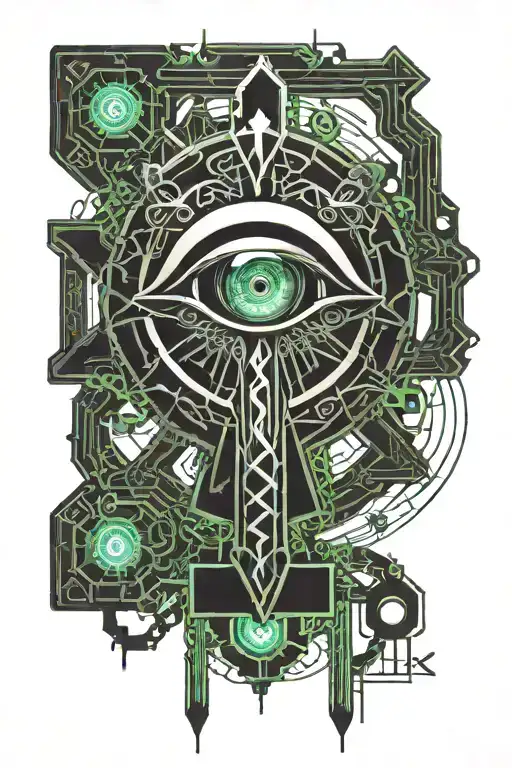 Ankh Symbol With Eye