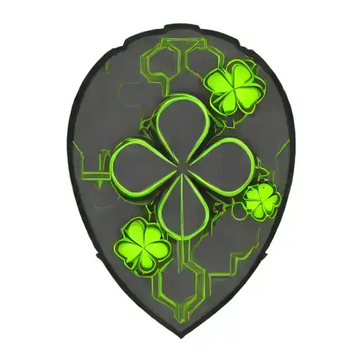 Four Leaf Clover Tattoo Inspired