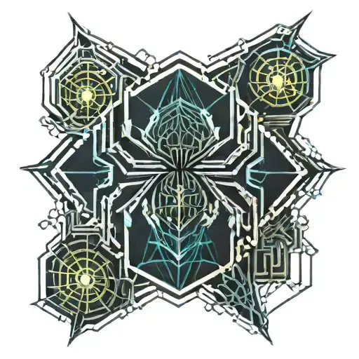 Spider Weaving A Web