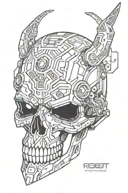 Robot Skull
