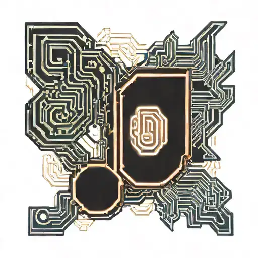 Music Key Shaped Like Design