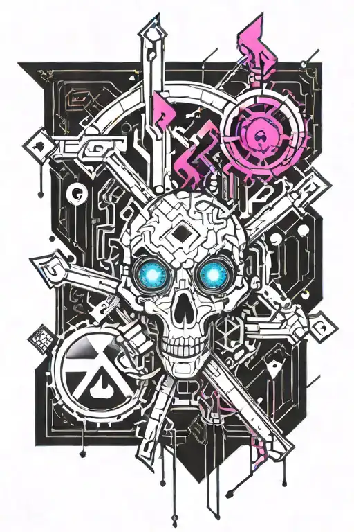 Harley Quinn Cyberpunk Style