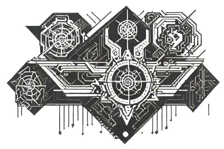 Gothic Cyberpunk Foream Band