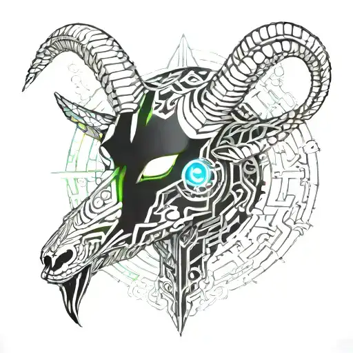 Demon Goat Head