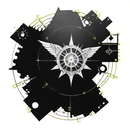 Mechanism On And Around Compass Rose