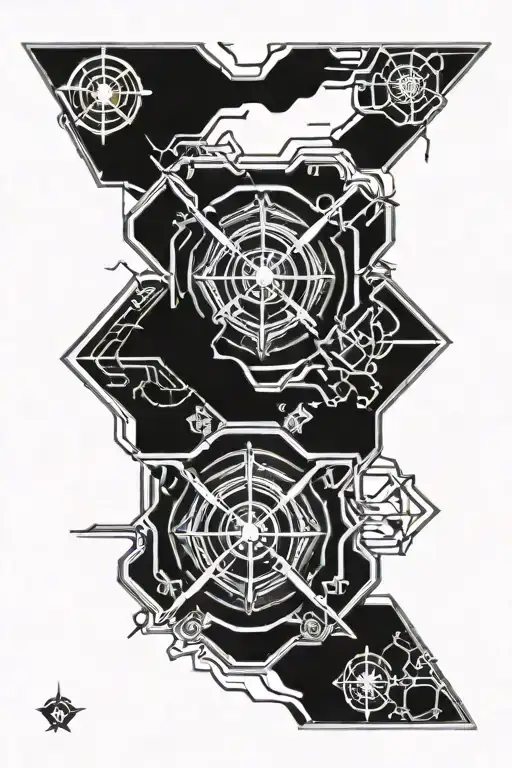 Angel And Fire Department Maltese Cross Surrounded