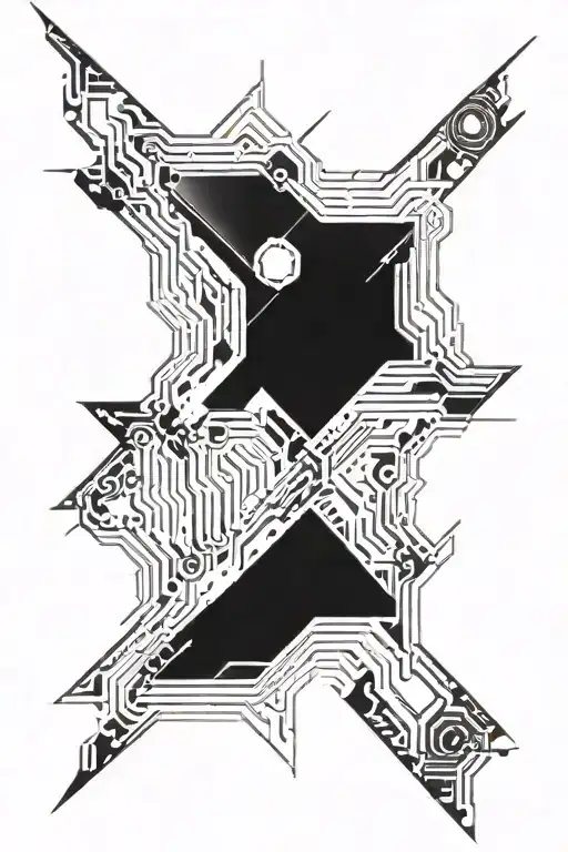 Simetrical Background Black And White