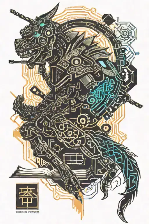 Samurai Crawls Out Of A Book