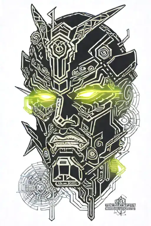 Prometheus Mask Samurai Warrior