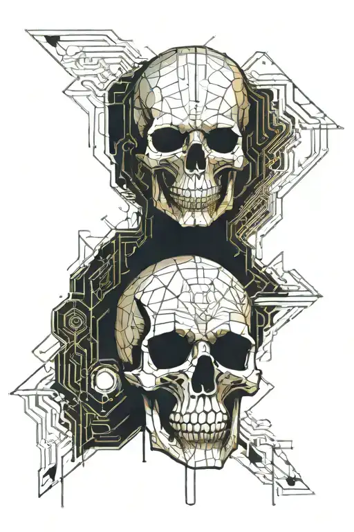 Skull From The Front