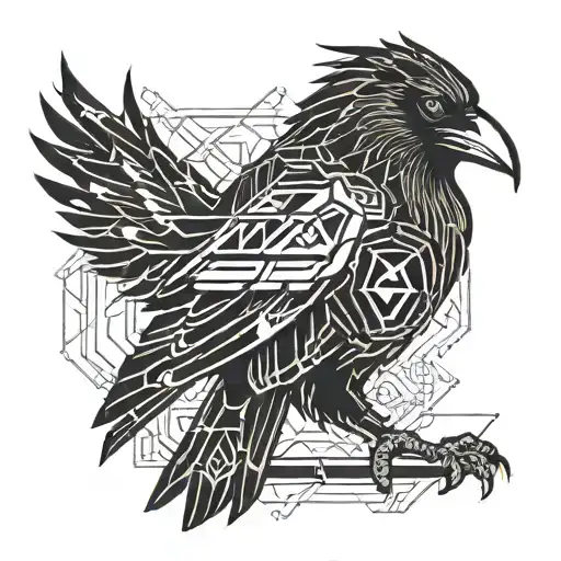 Geometric Raven