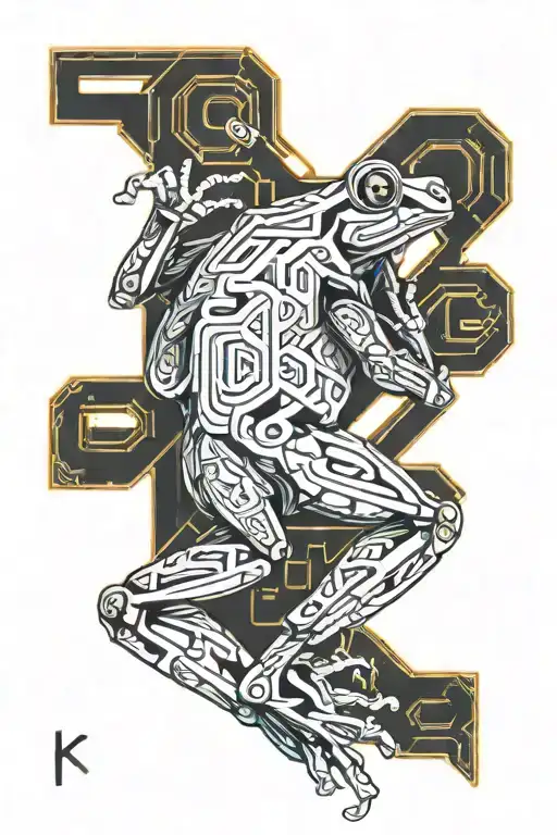 Frog Hugging Letters