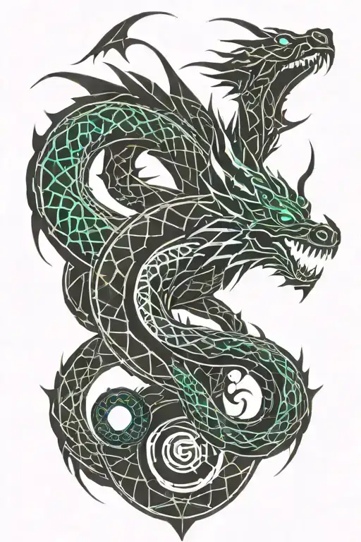 Dragon Coiled