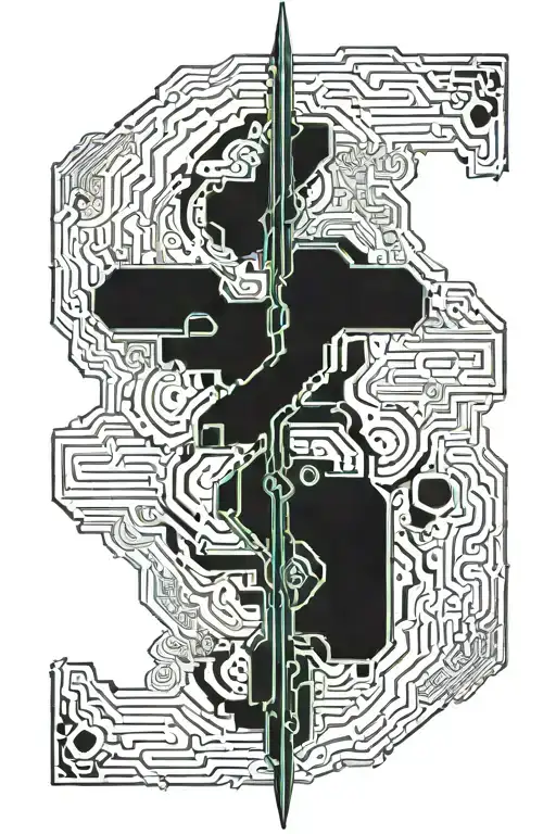 Cyberpunk Spine Tatoo Sandevistian