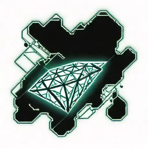 A Diamond On Top Of A Blade Of Grass