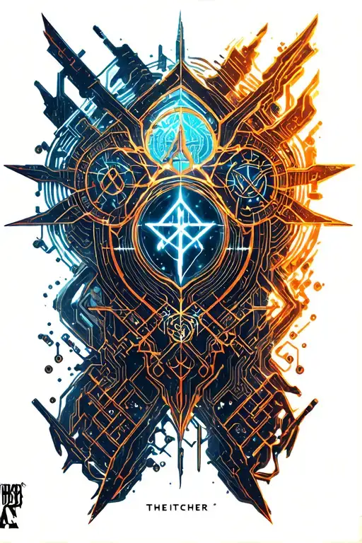 The Witcher Full Leg Sleeve