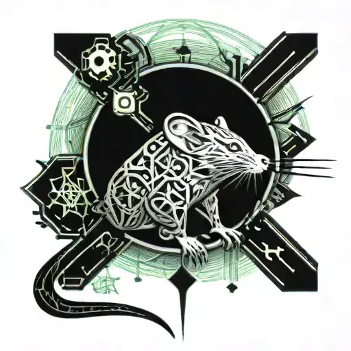 Rat Japanese Warrior