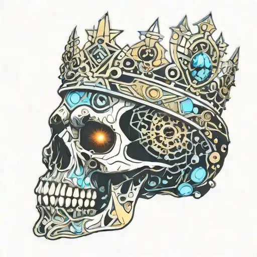 Skull With A Crown