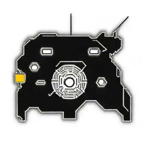 Delorean Cyberpunk Inspired