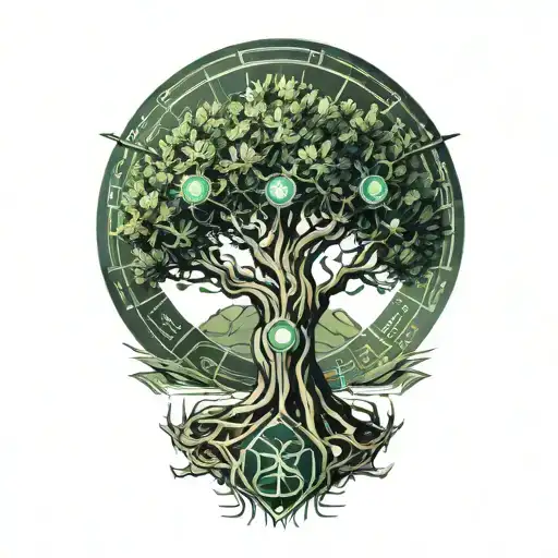 Olive Tree In Cyber Sigilisim